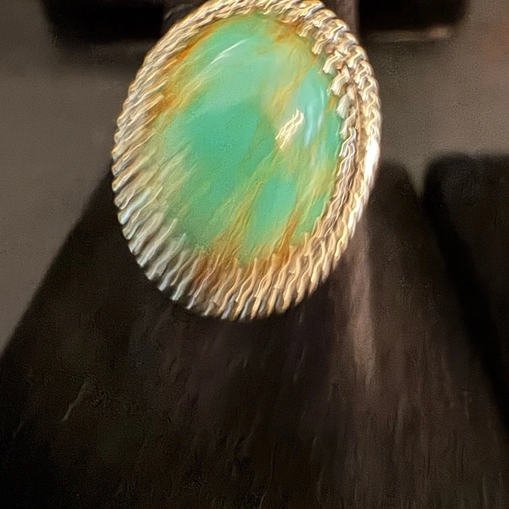 Turquoise and‎ Silver Women's Ring